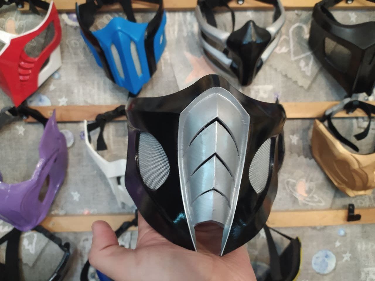 Smoke mask from Mortal Kombat 9 3D print model_7