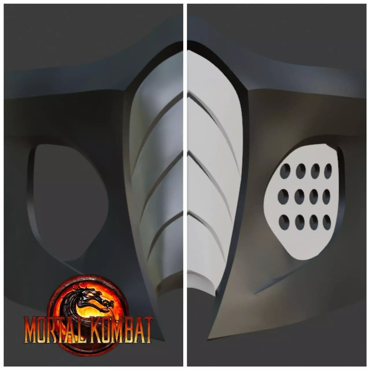 Smoke mask from Mortal Kombat 9 3D print model_0
