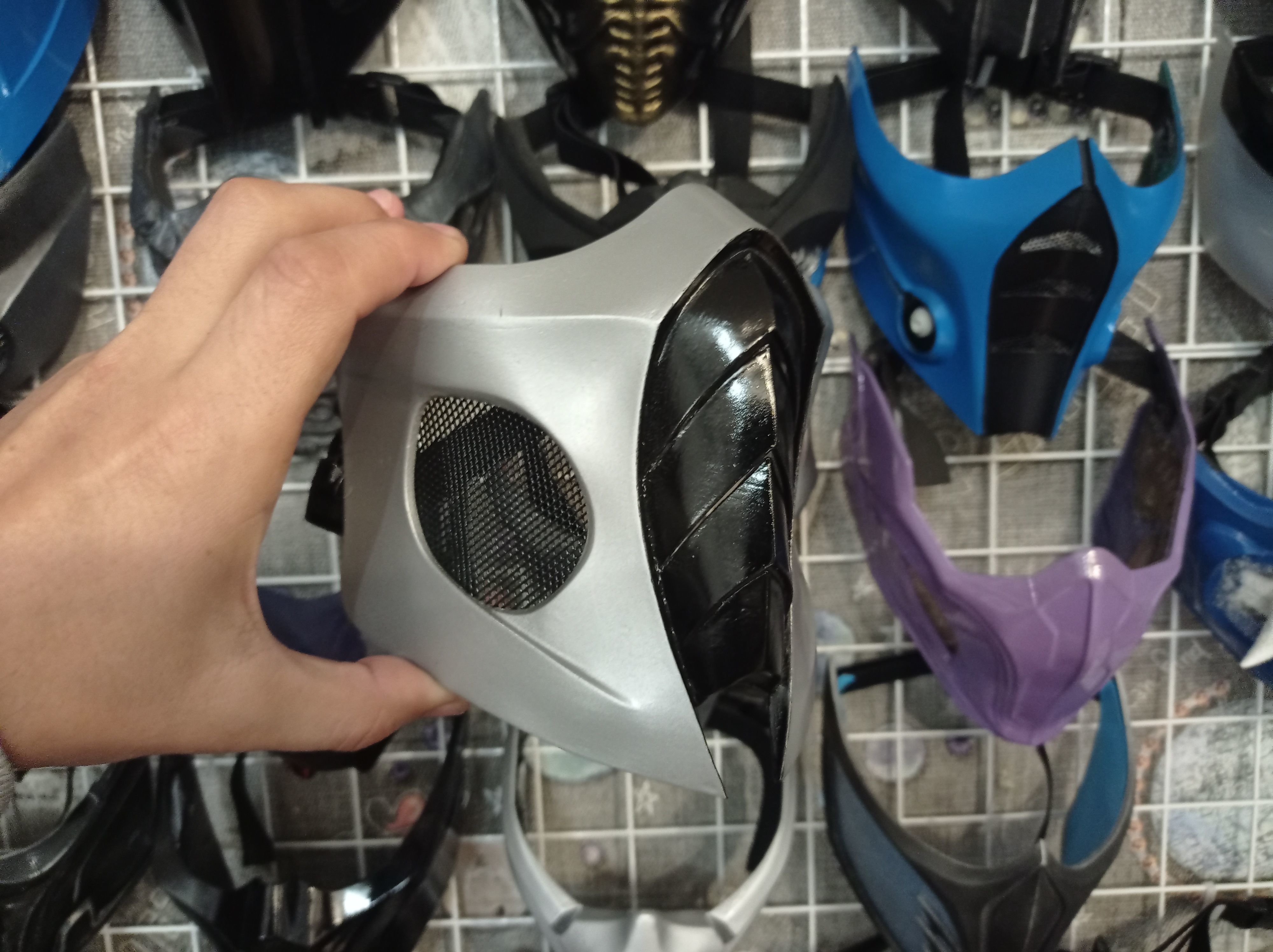 Smoke mask from Mortal Kombat 9 3D print model_3