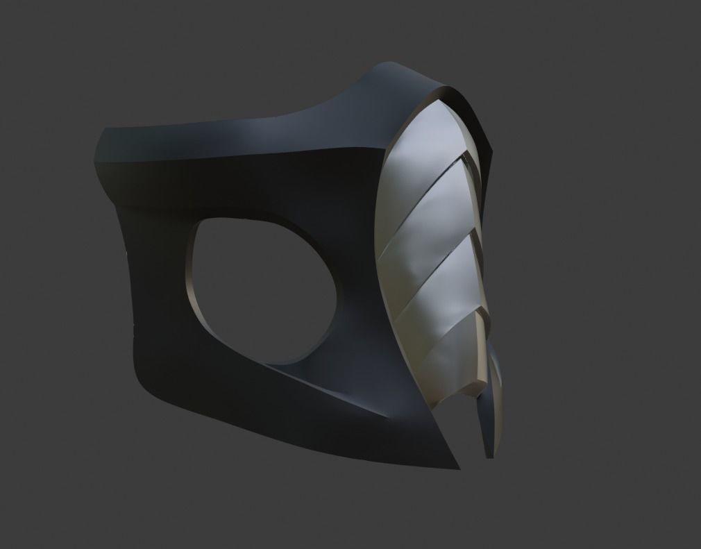 Smoke mask from Mortal Kombat 9 3D print model_11