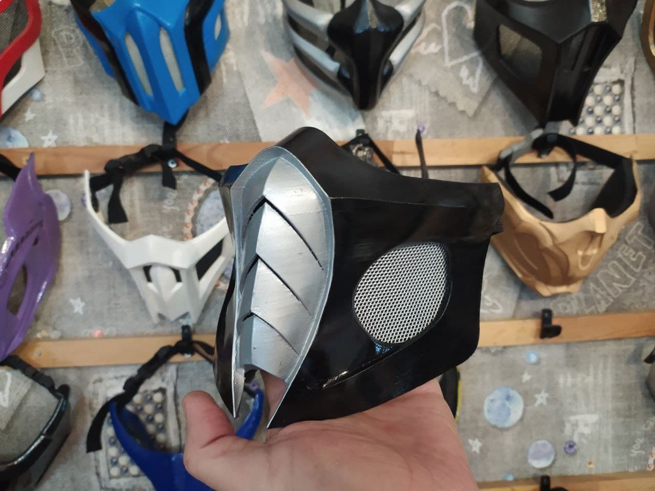 Smoke mask from Mortal Kombat 9 3D print model_6