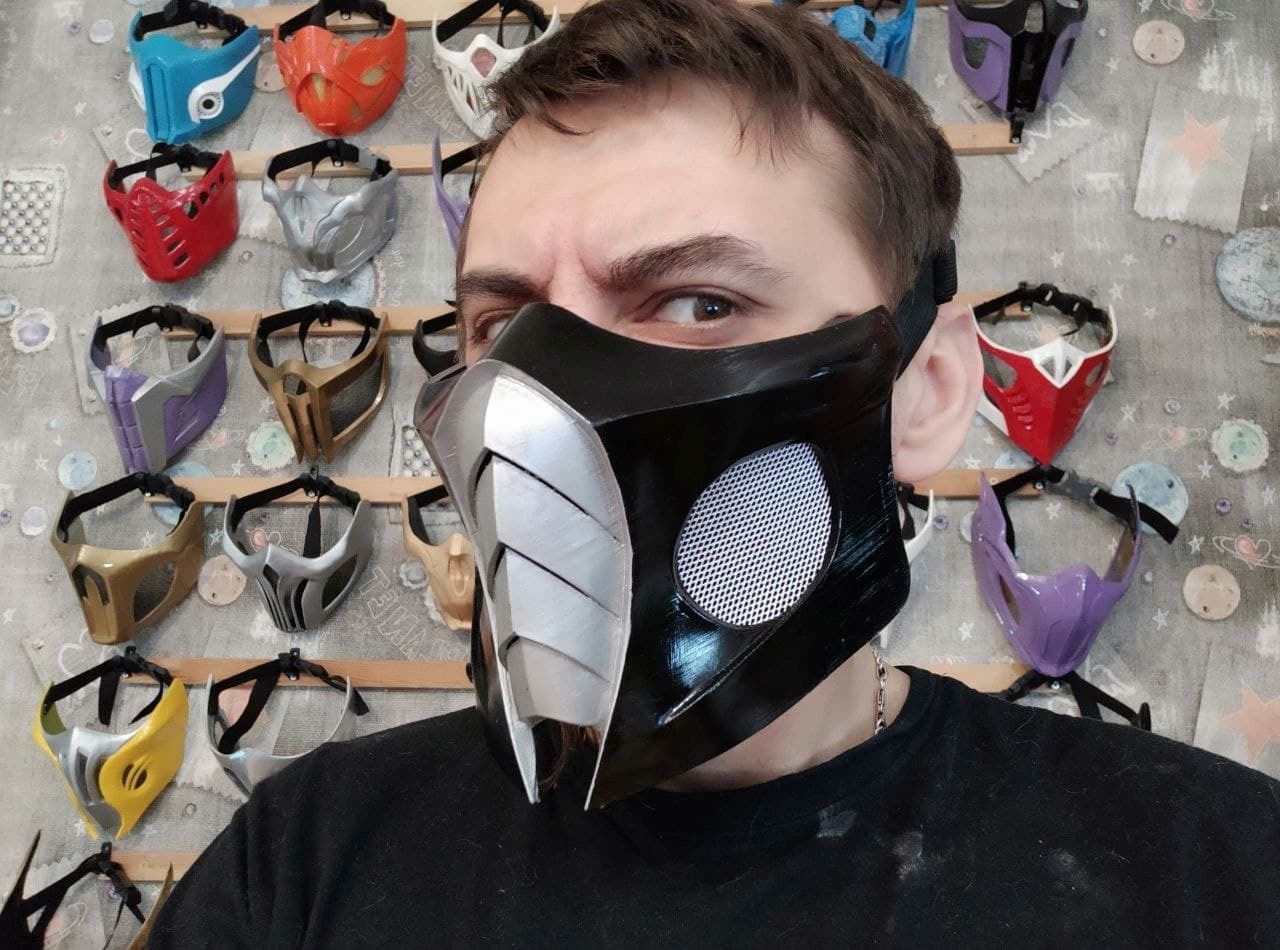 Smoke mask from Mortal Kombat 9 3D print model_5