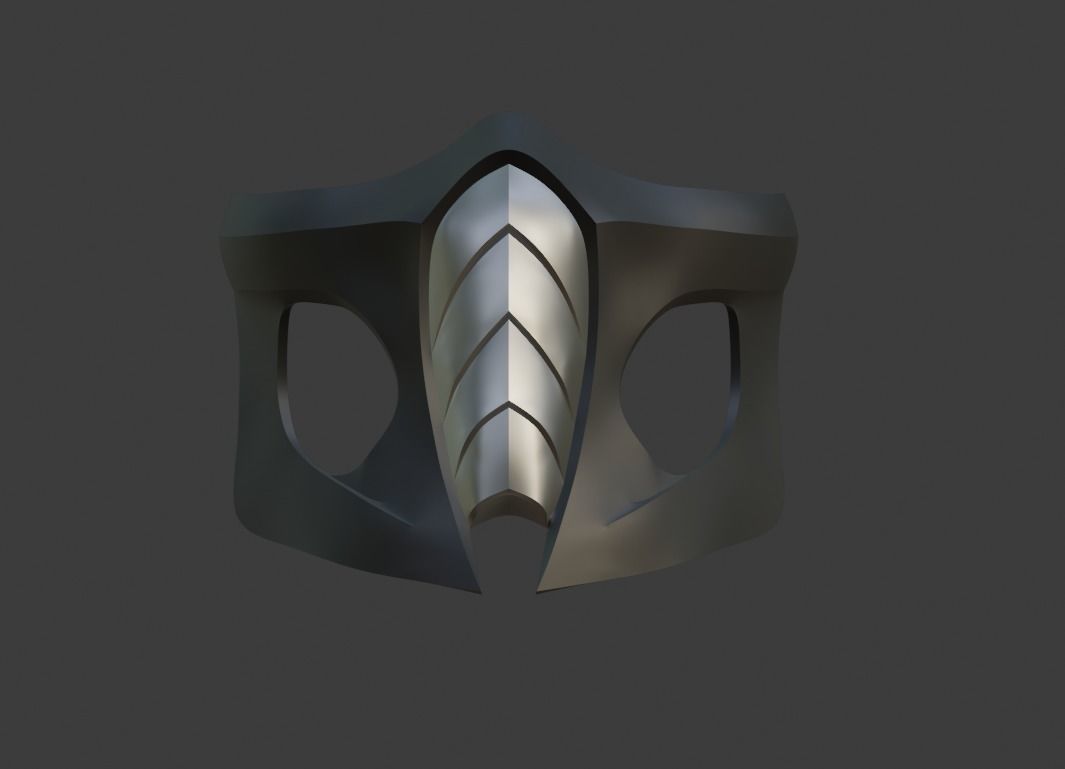 Smoke mask from Mortal Kombat 9 3D print model_10