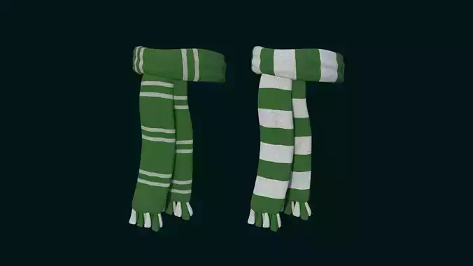 Hogwarts Scarf - Sonserine - Harry Potter Character Costume