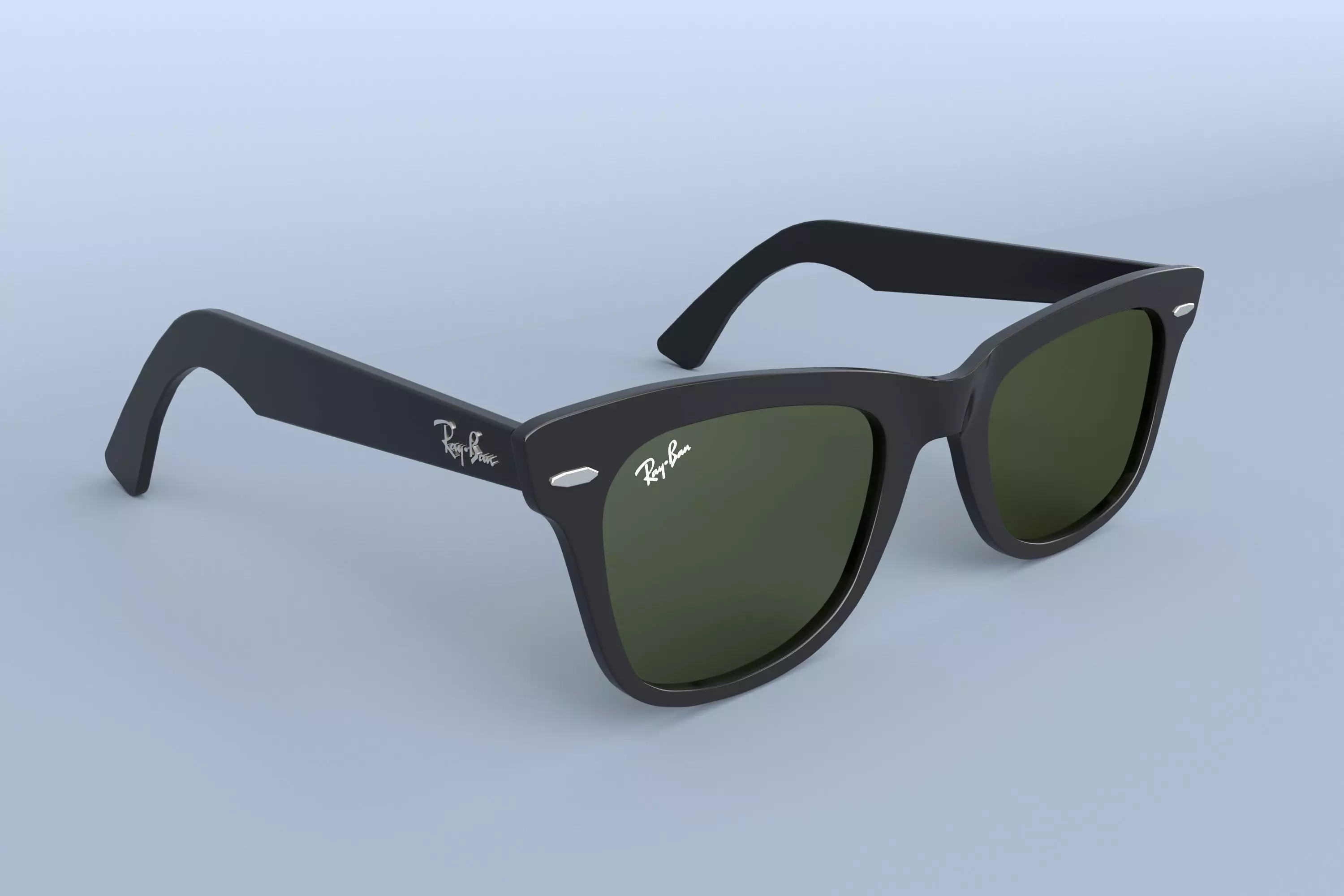 Ray Ban New Wayfarer sunglasses 3D model_0