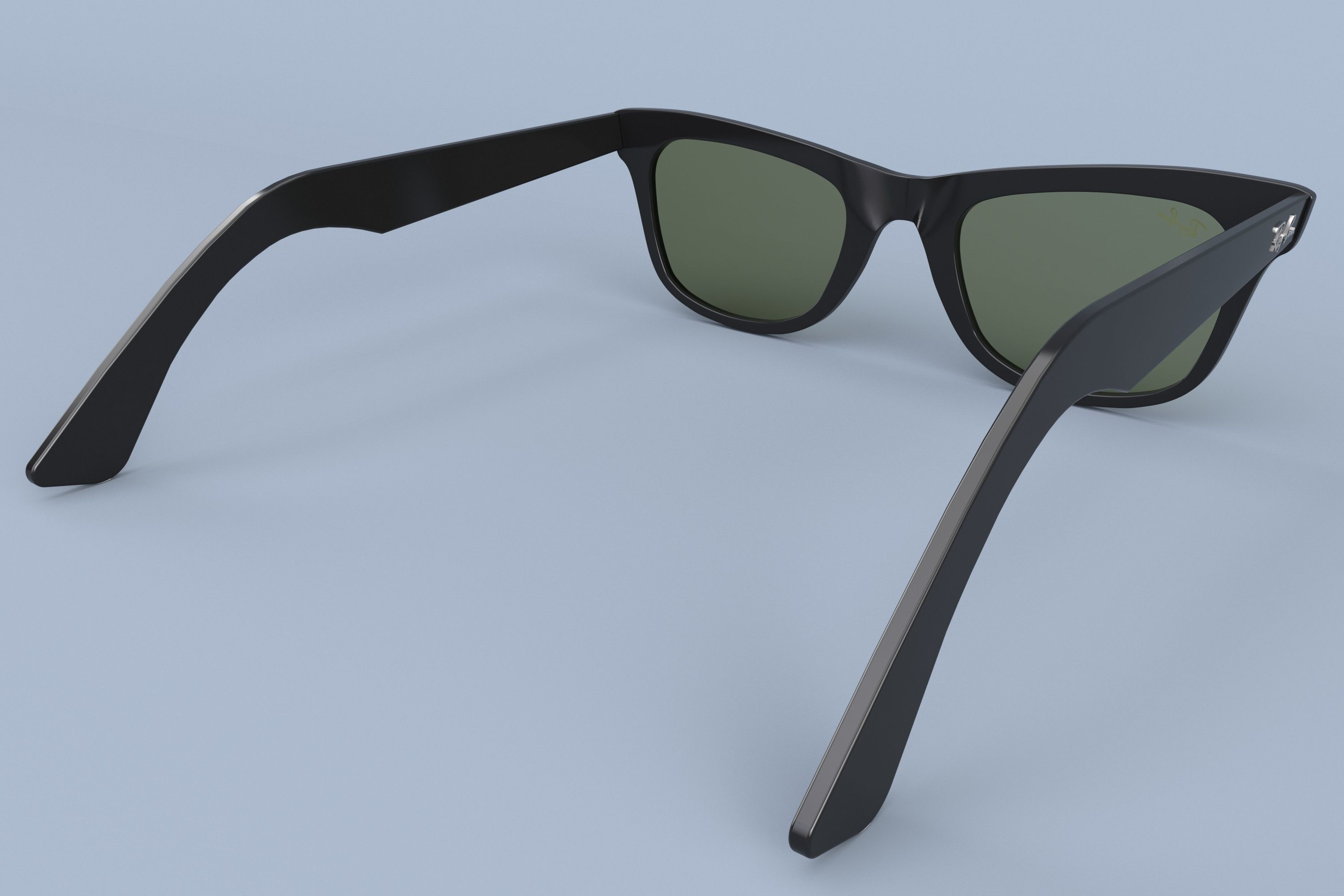 Ray Ban New Wayfarer sunglasses 3D model_2