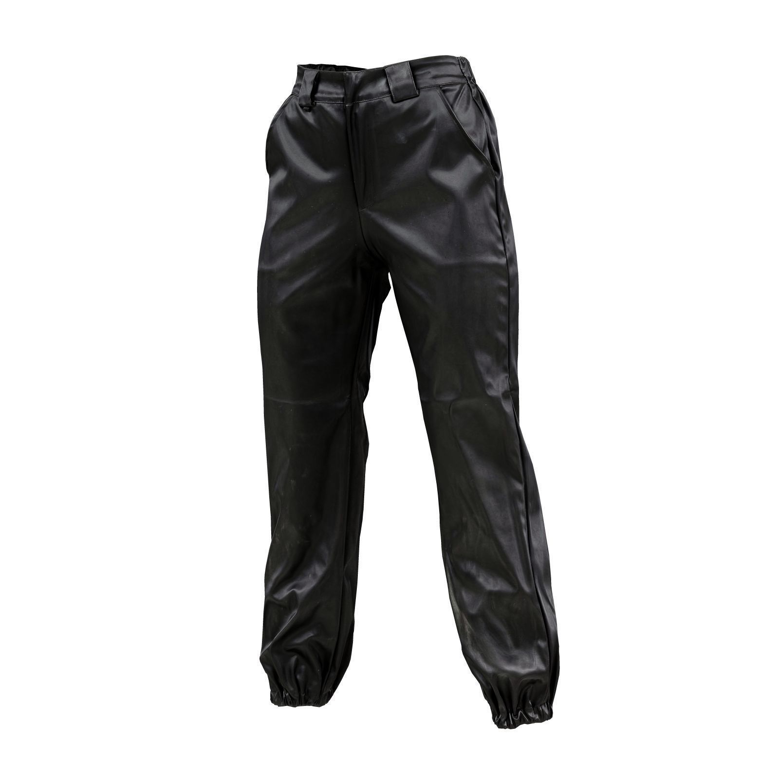 Comfy Leather Trousers 3D model_2