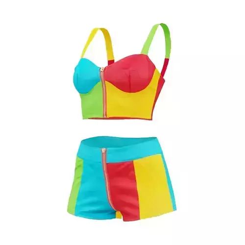 ColorPatch Top Short 3D model