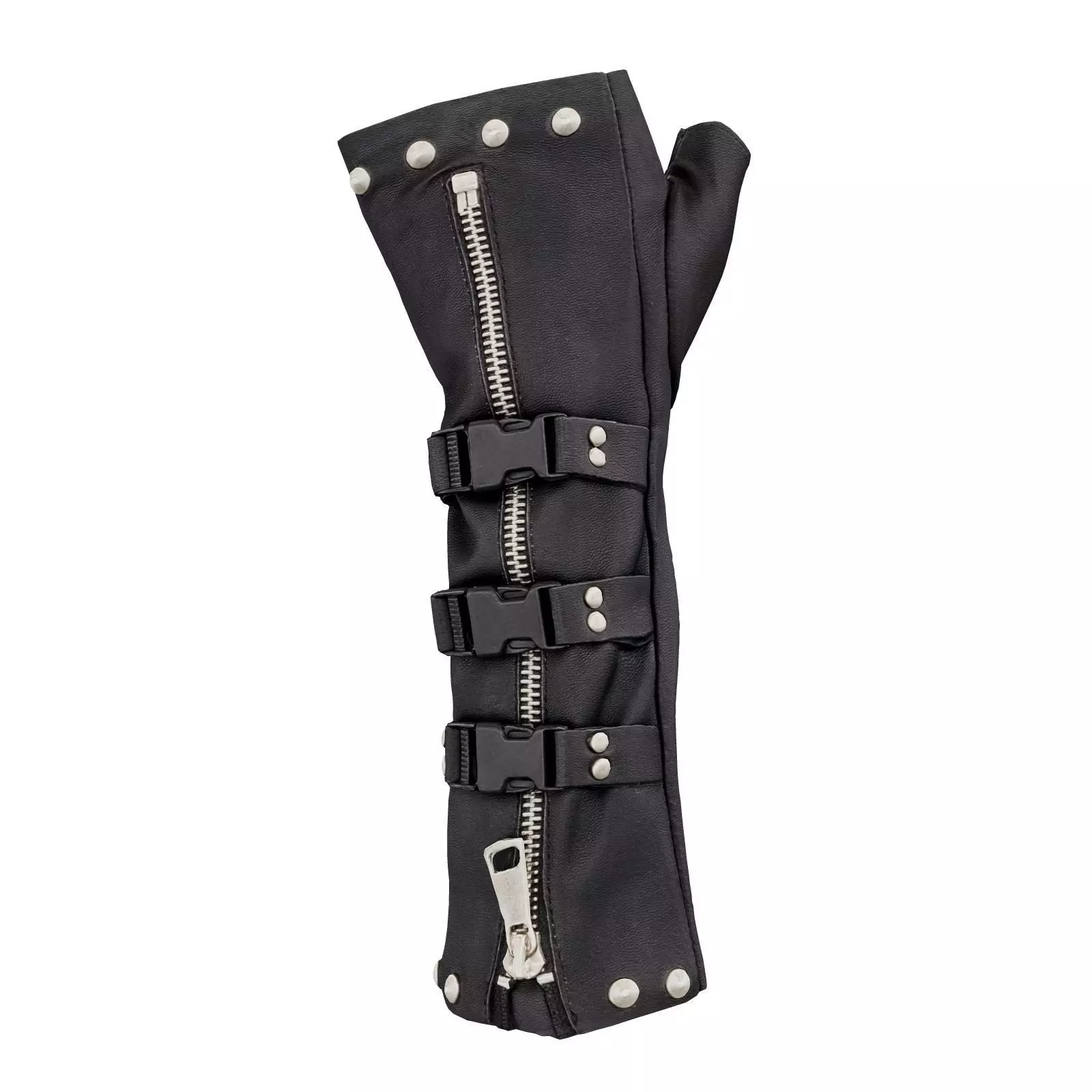 Clasp Leather Gloves 3D model
