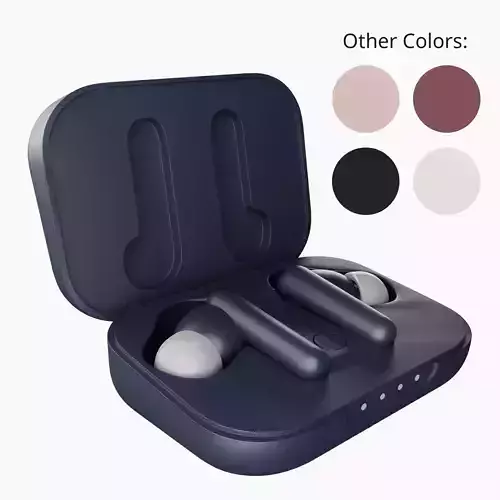 Luxurious Earphones Low Poly