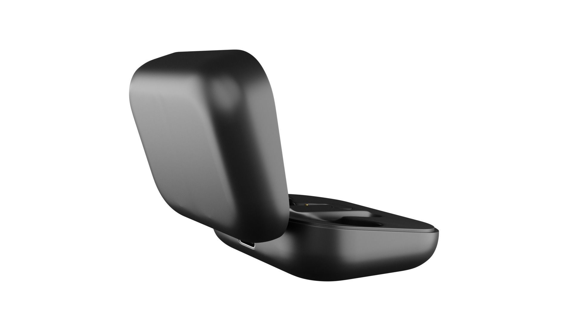 Luxurious Earphones Low Poly 3D model_67