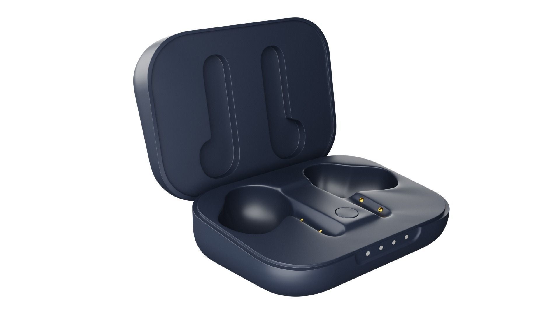 Luxurious Earphones Low Poly 3D model_13