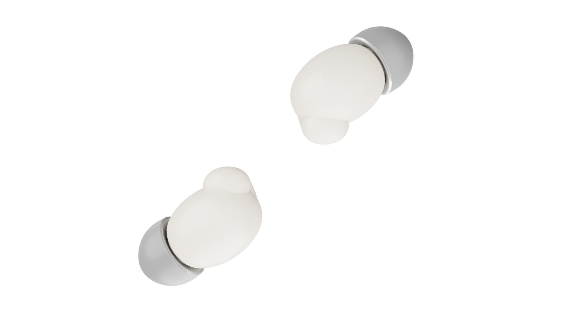 Luxurious Earphones Low Poly 3D model_57