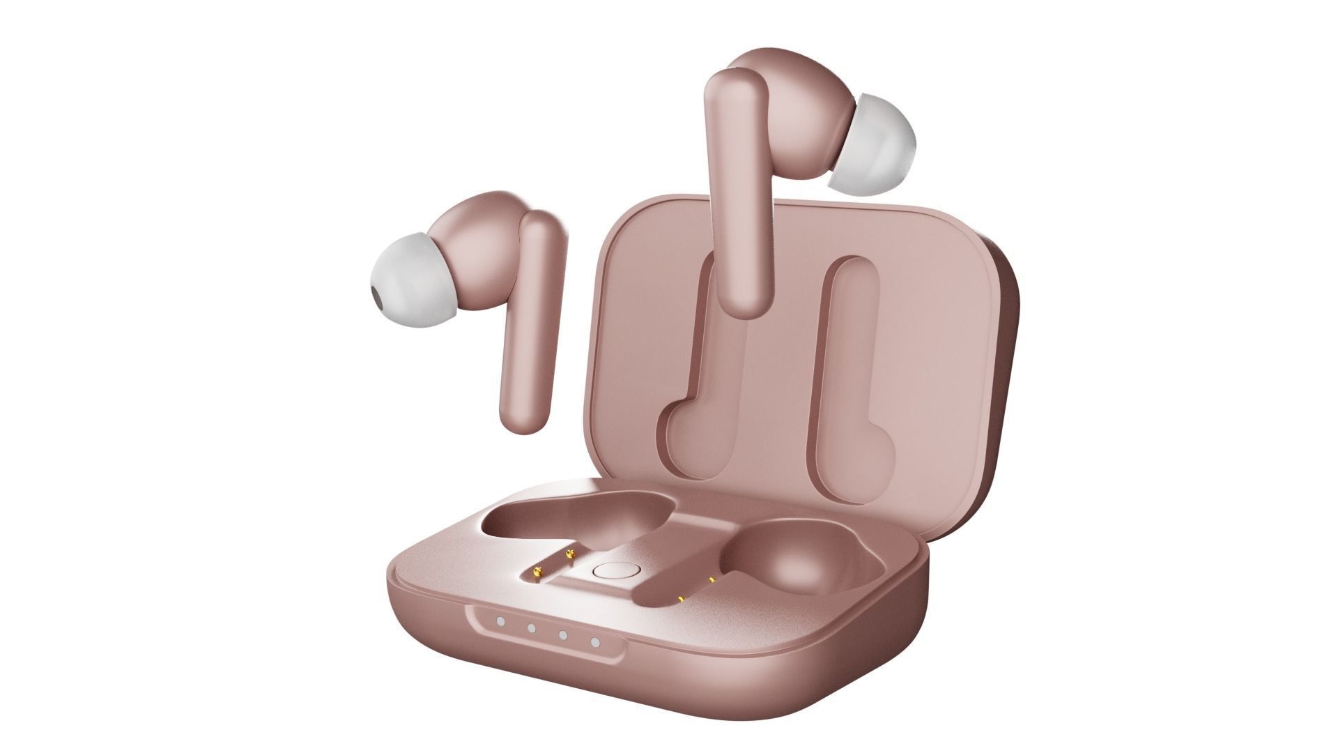 Luxurious Earphones Low Poly 3D model_29