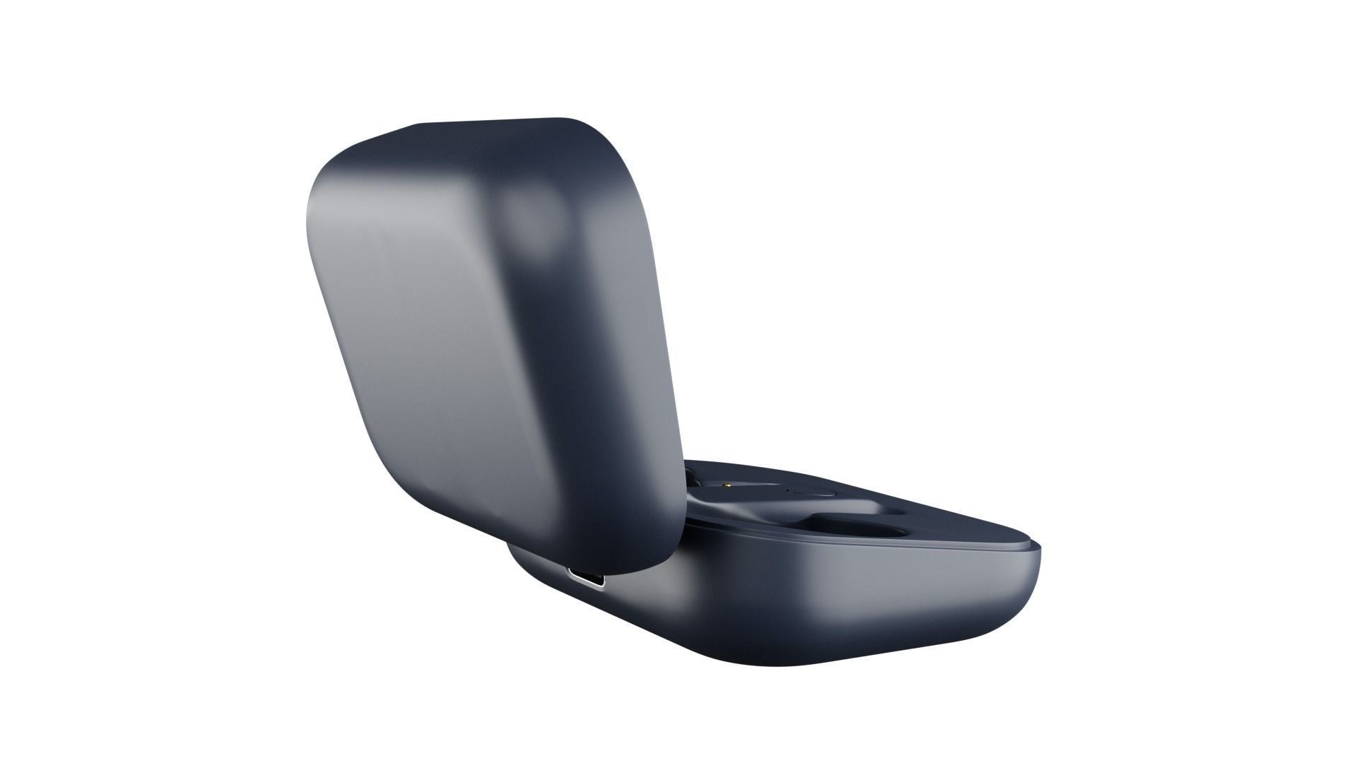 Luxurious Earphones Low Poly 3D model_14