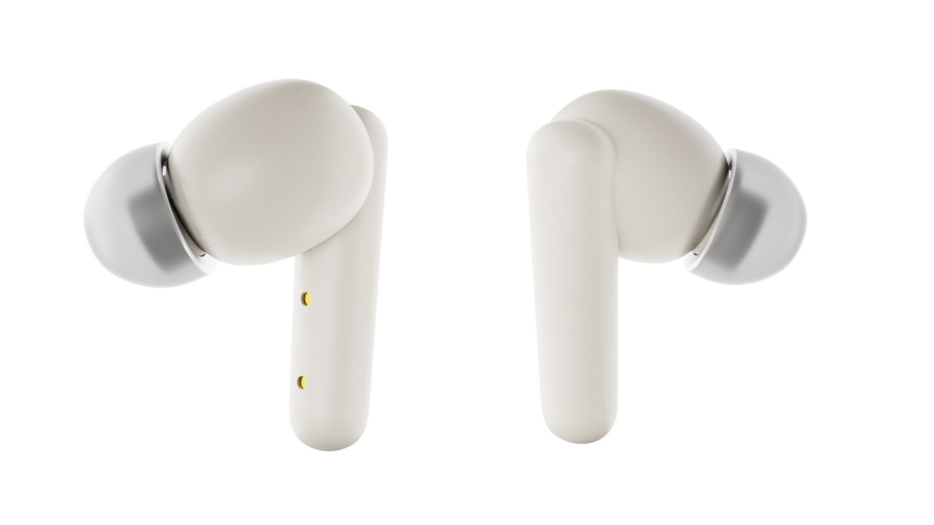 Luxurious Earphones Low Poly 3D model_56