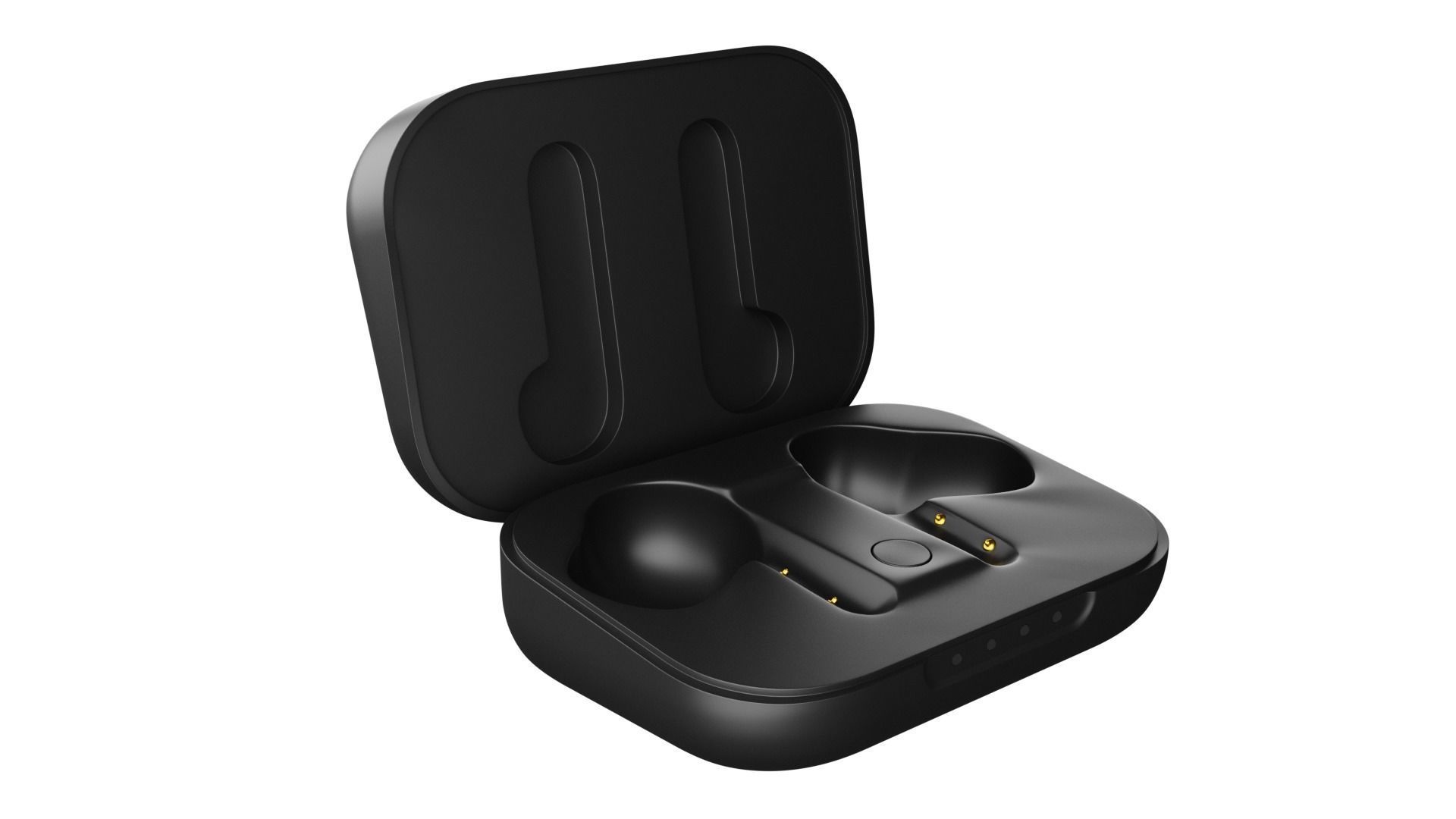 Luxurious Earphones Low Poly 3D model_65