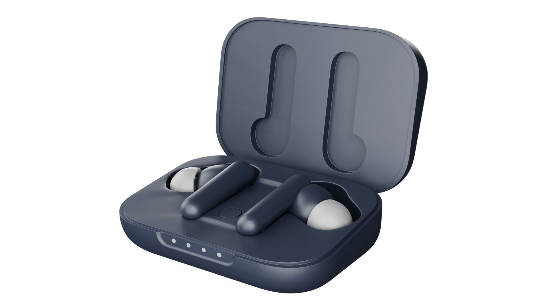 Luxurious Earphones Low Poly 3D model_6