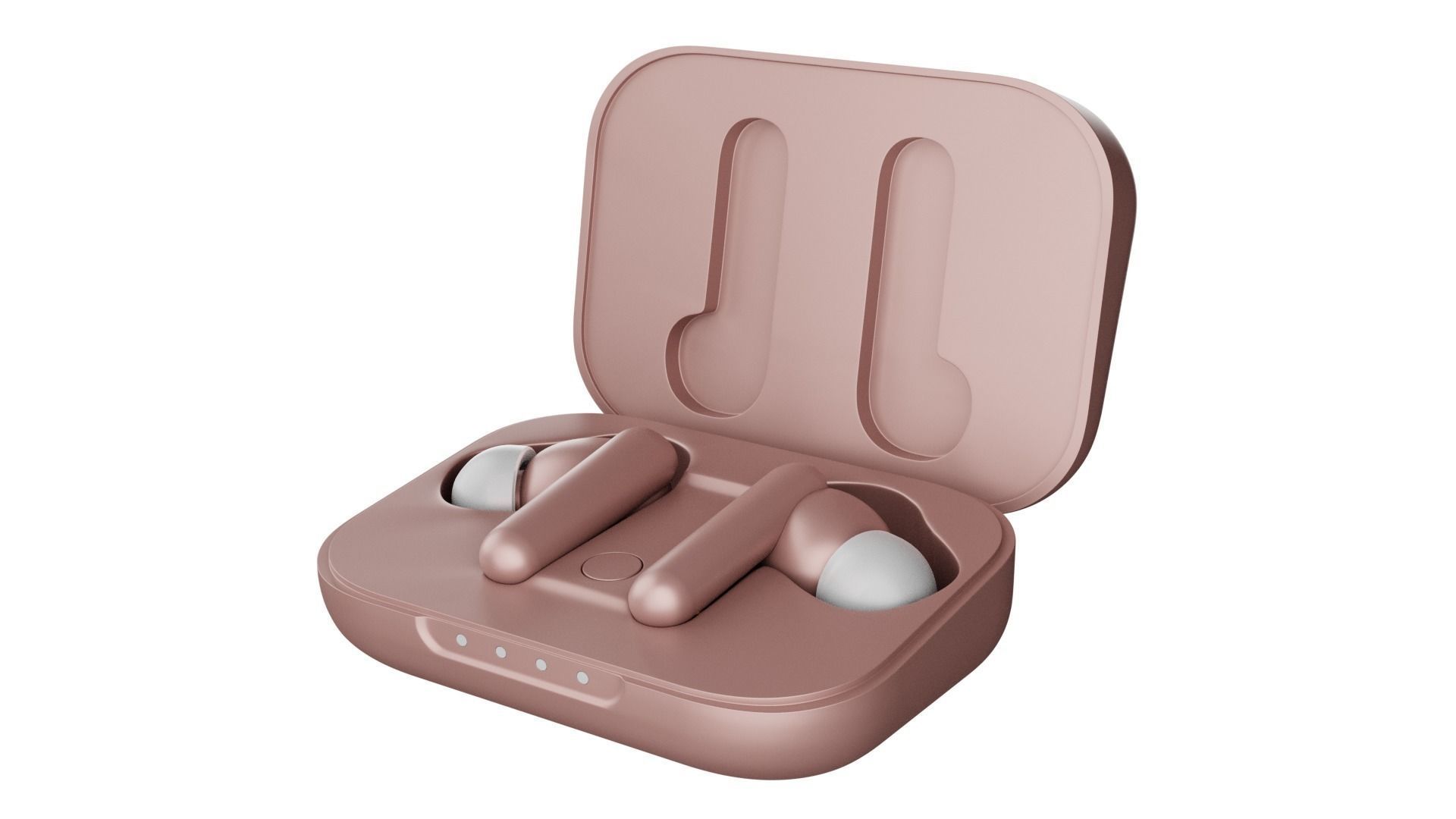 Luxurious Earphones Low Poly 3D model_19