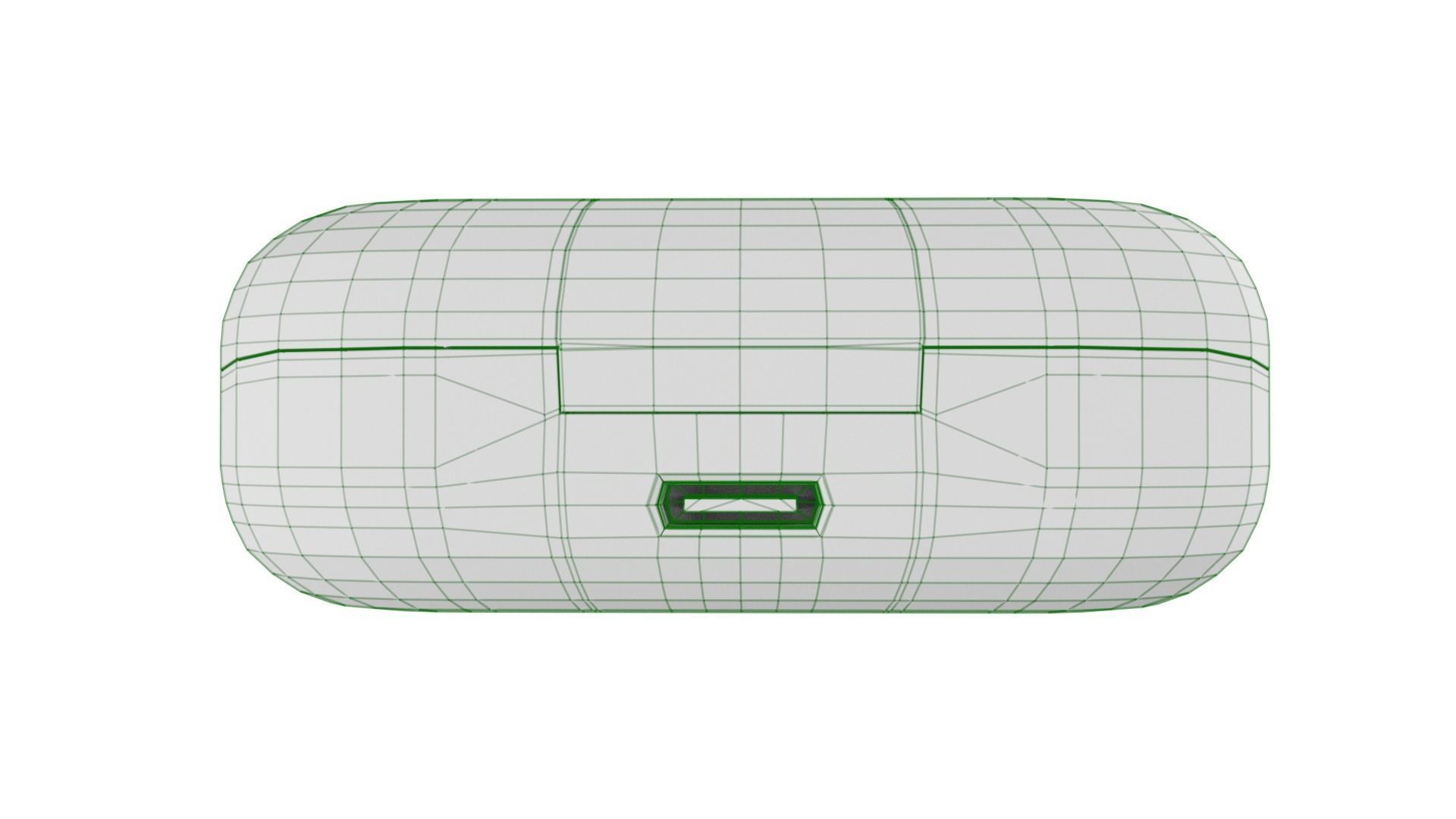 Luxurious Earphones Low Poly 3D model_75