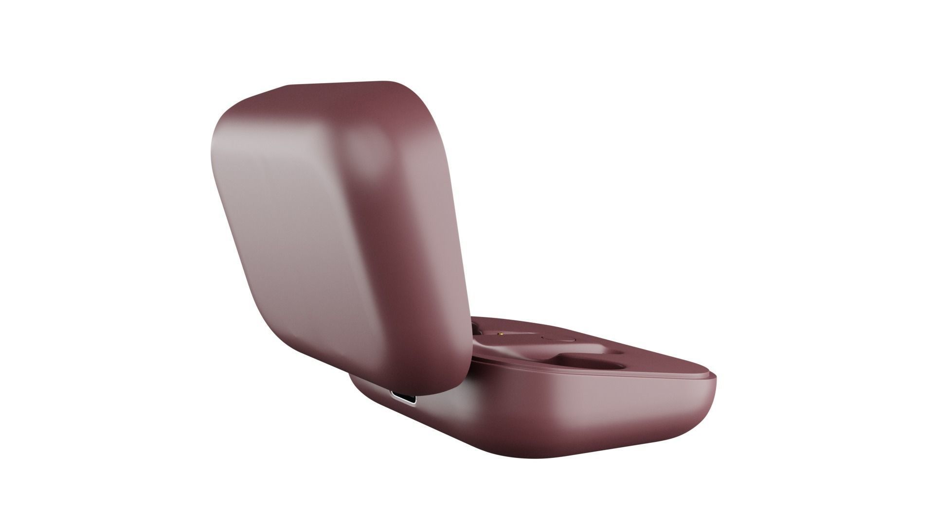 Luxurious Earphones Low Poly 3D model_40