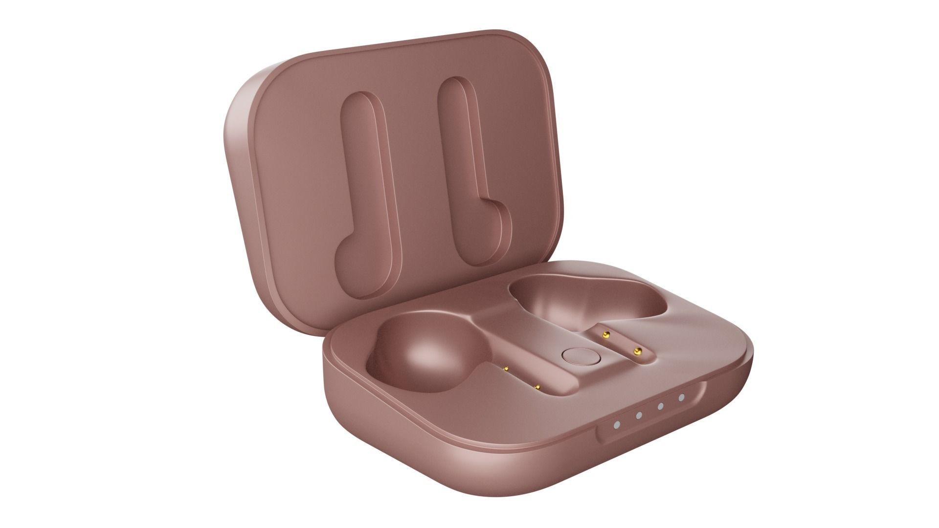 Luxurious Earphones Low Poly 3D model_26