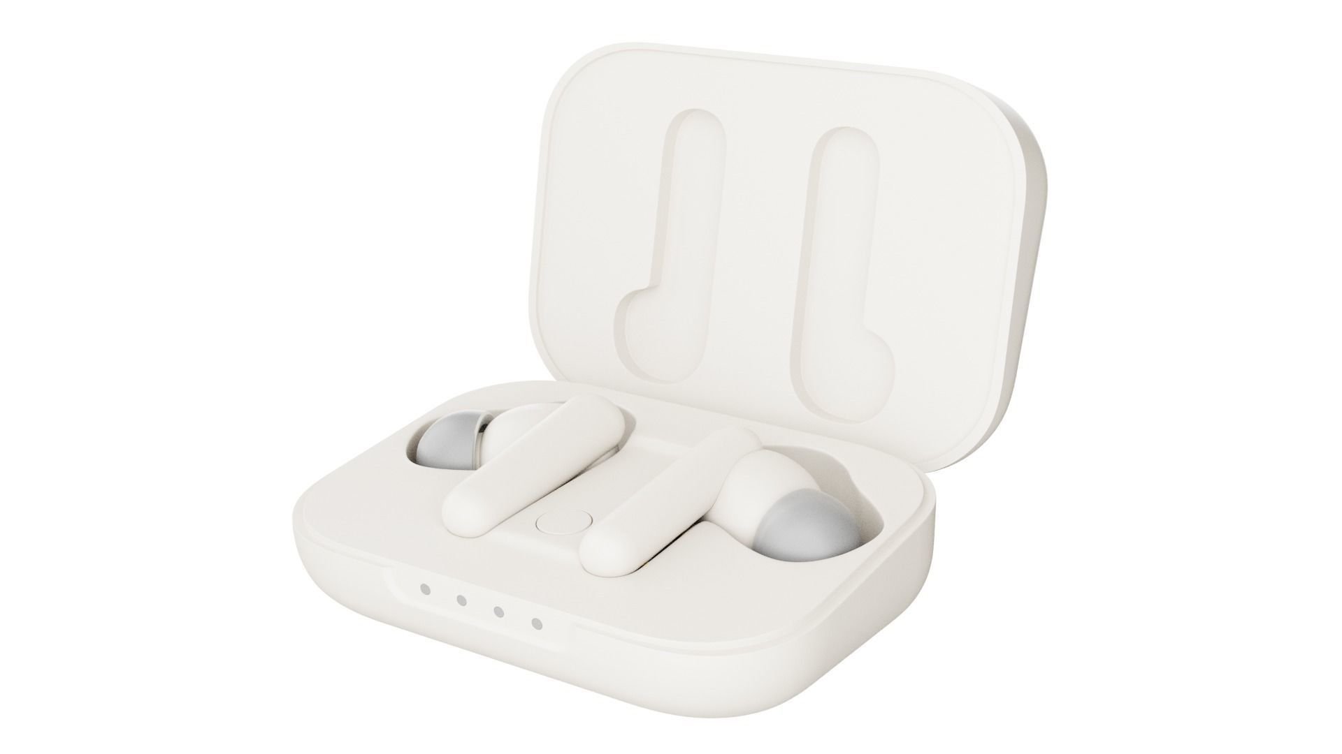 Luxurious Earphones Low Poly 3D model_45