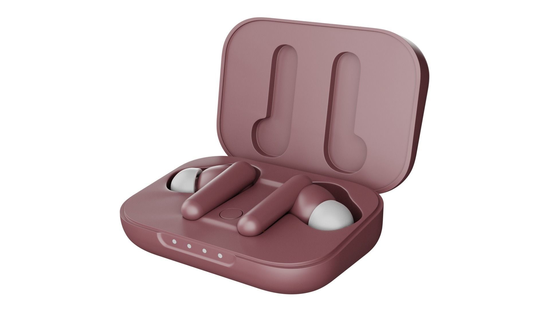 Luxurious Earphones Low Poly 3D model_32