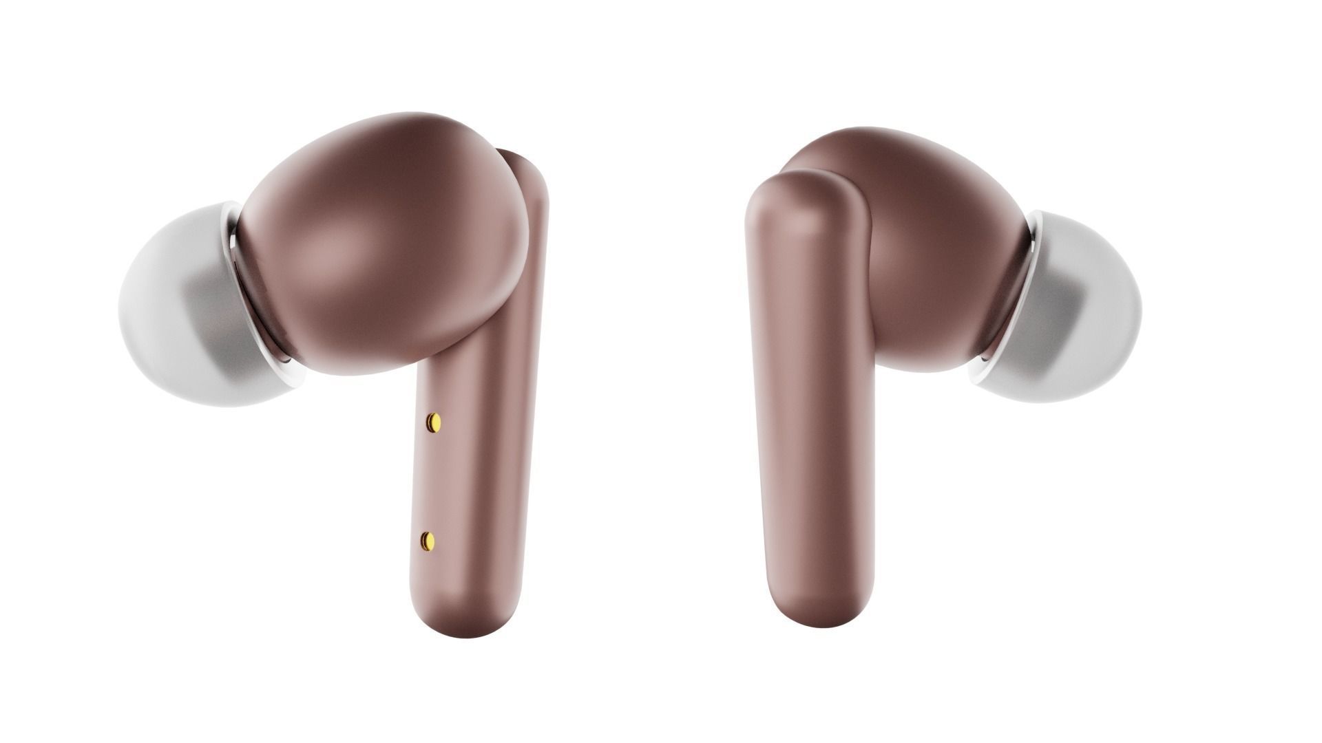 Luxurious Earphones Low Poly 3D model_30