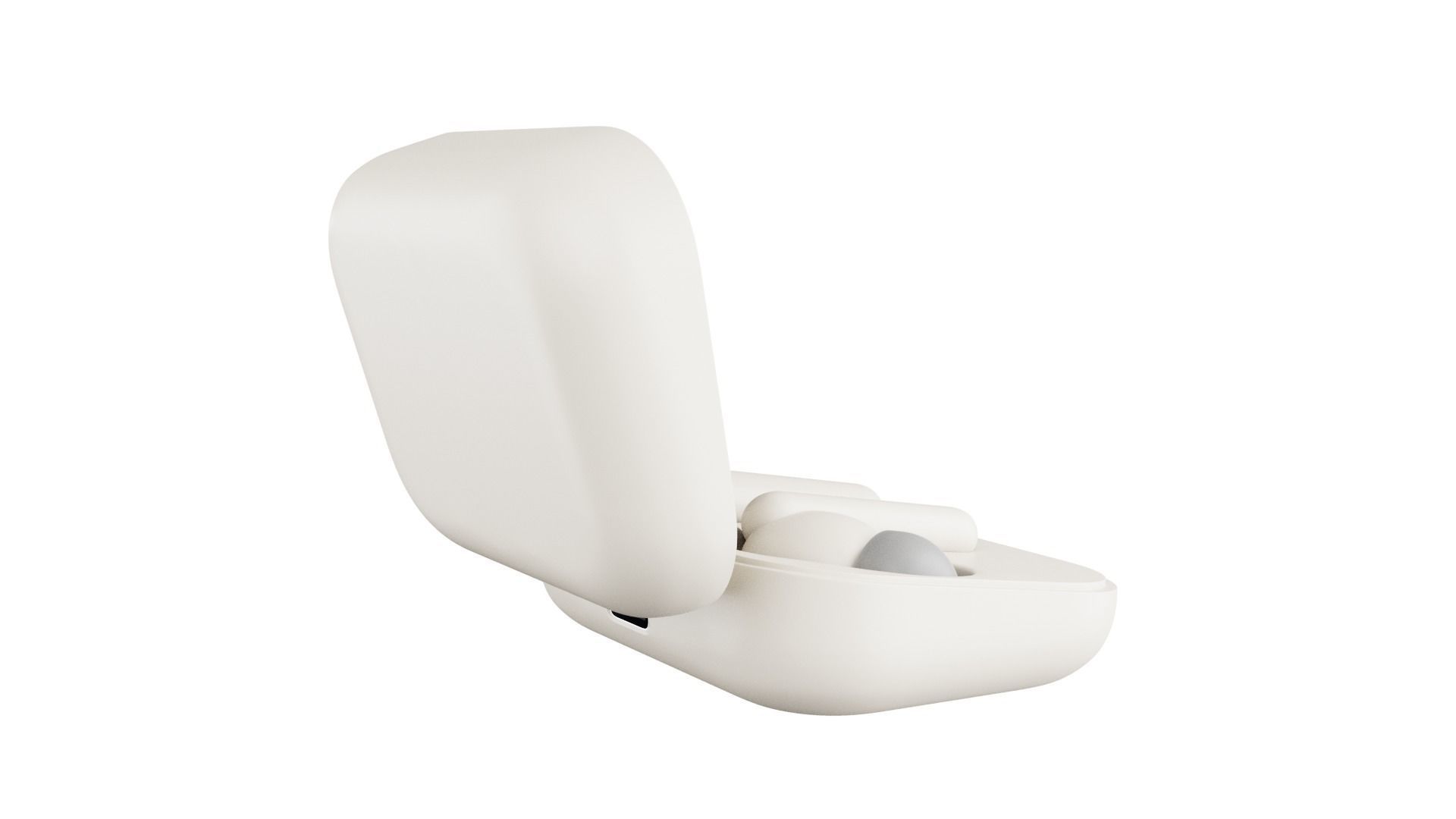 Luxurious Earphones Low Poly 3D model_52