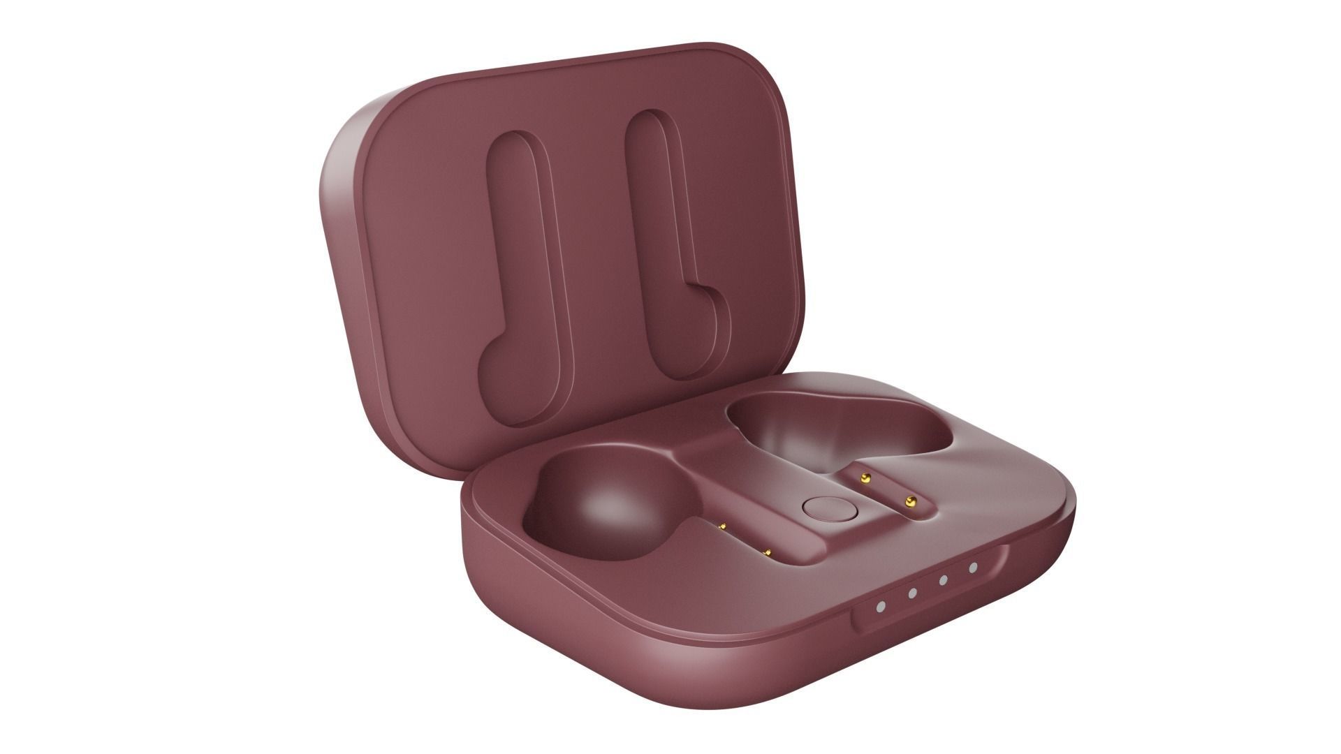 Luxurious Earphones Low Poly 3D model_39