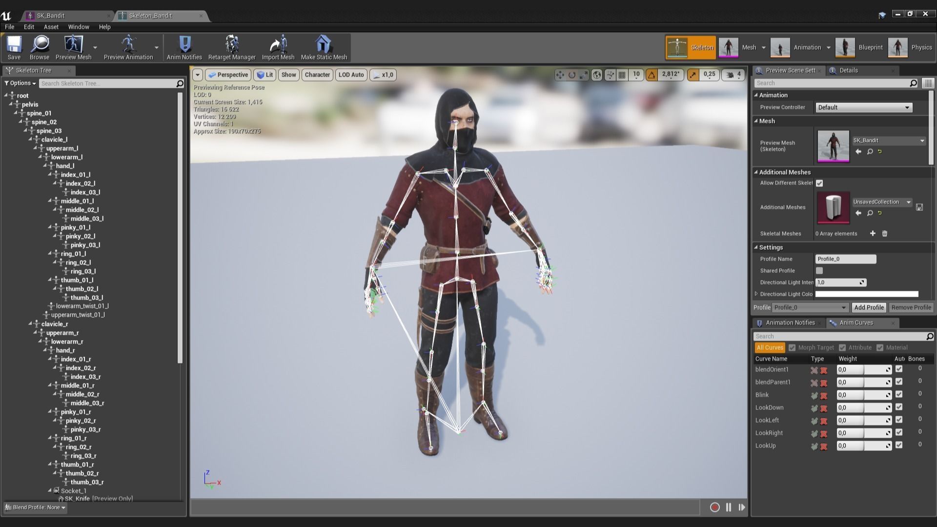 Rogue Low-poly 3D model_11