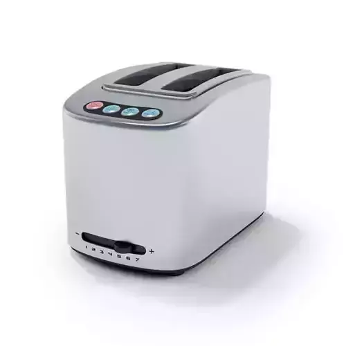 White Modern Kitchen Toaster