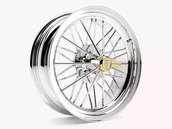 Texan Wire Wheel 3D model