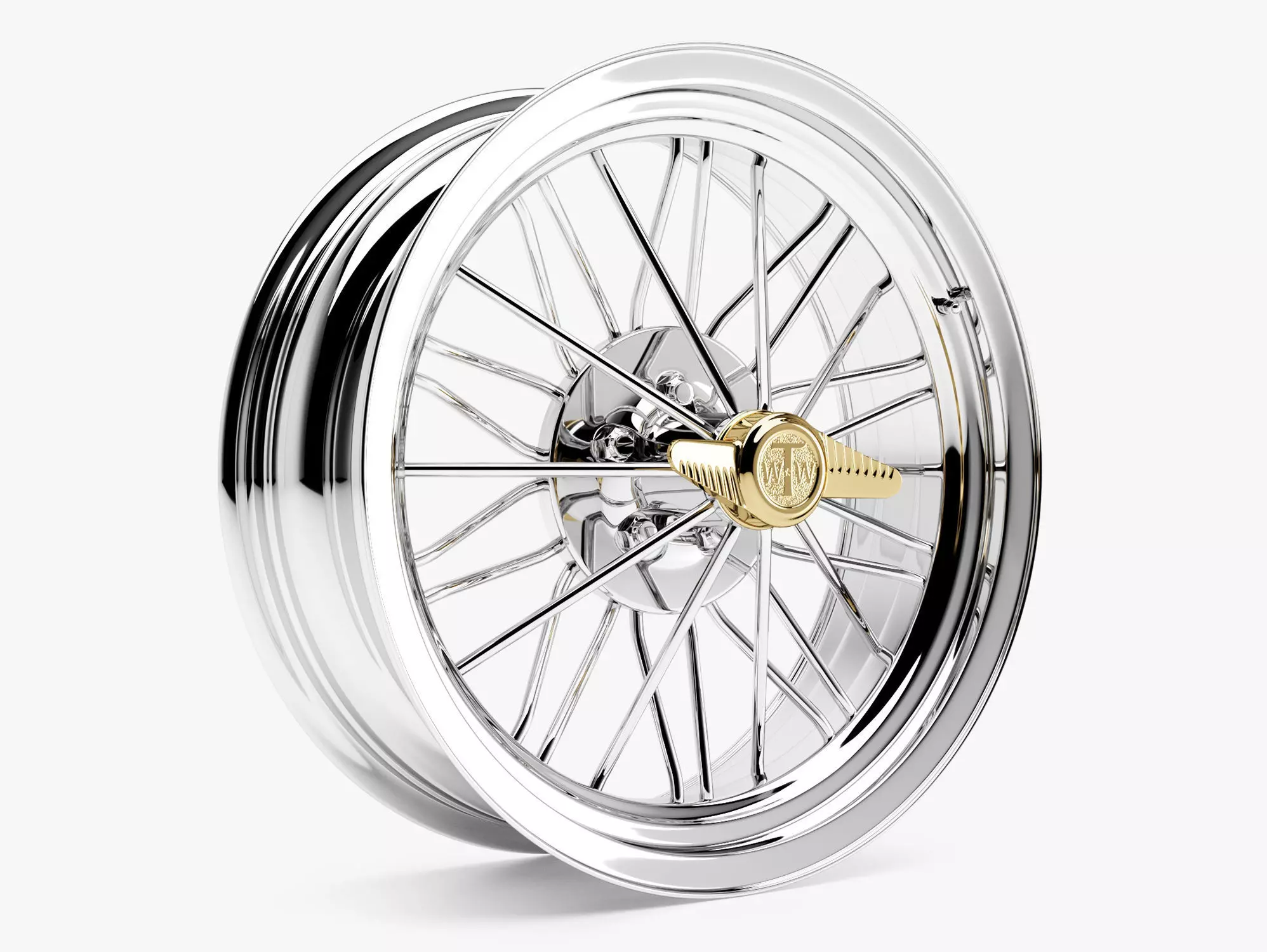 Texan Wire Wheel 3D model_0