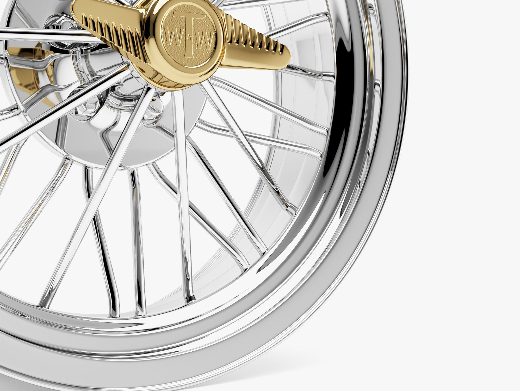 Texan Wire Wheel 3D model_3