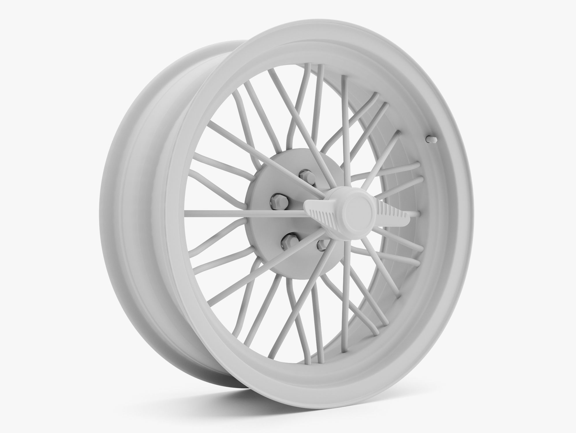 Texan Wire Wheel 3D model_6