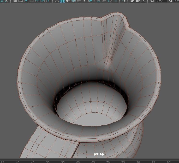 Pewter Pitcher Low-poly 3D model_36