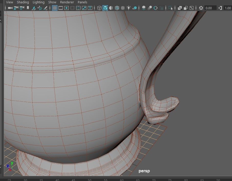 Pewter Pitcher Low-poly 3D model_31