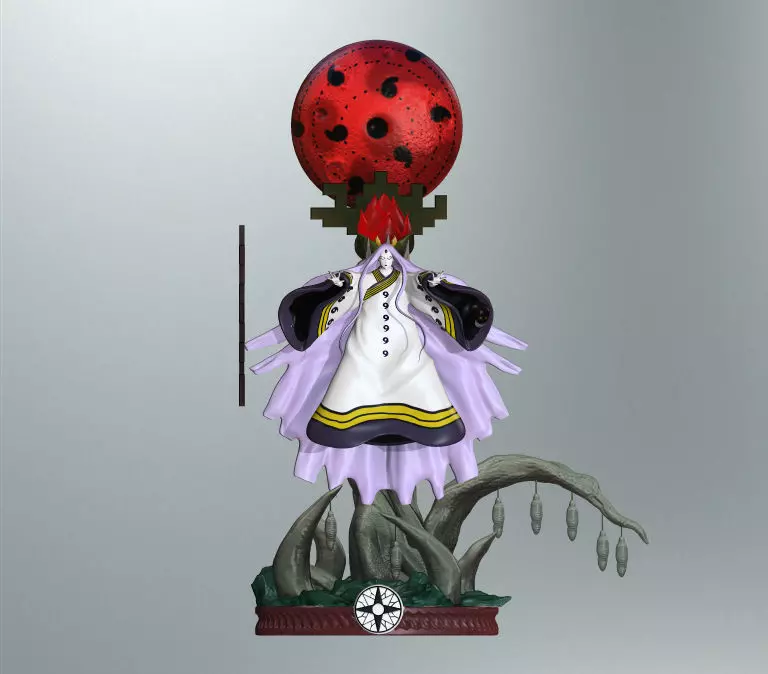 DIORAMA OTSUTSUKI KAGUYA INFINITE TSUKUYOMI 3D print model