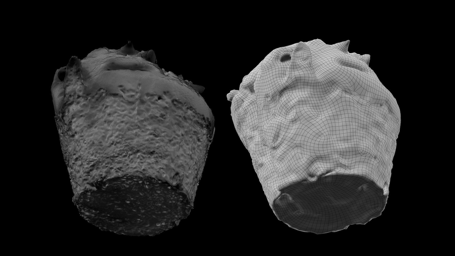 Chocolate Muffin Scan 3D model_13