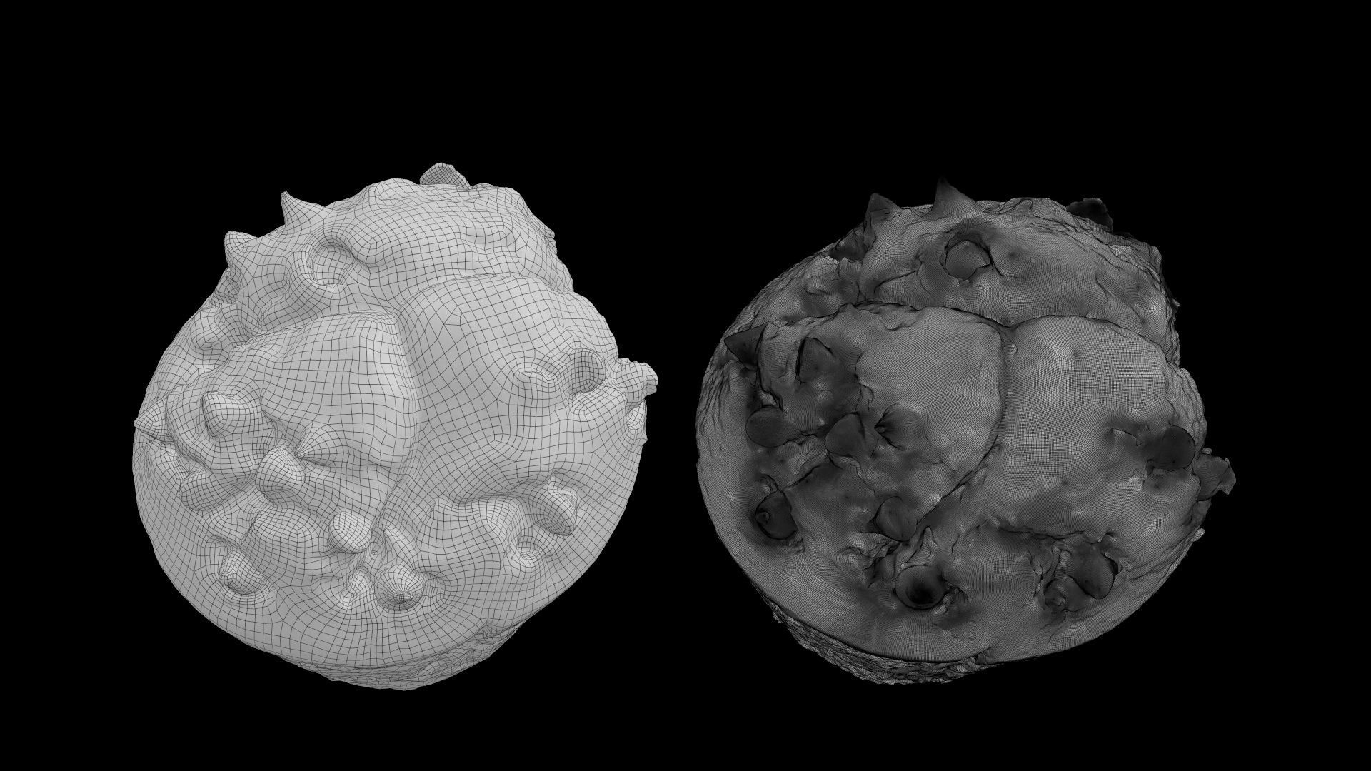 Chocolate Muffin Scan 3D model_12