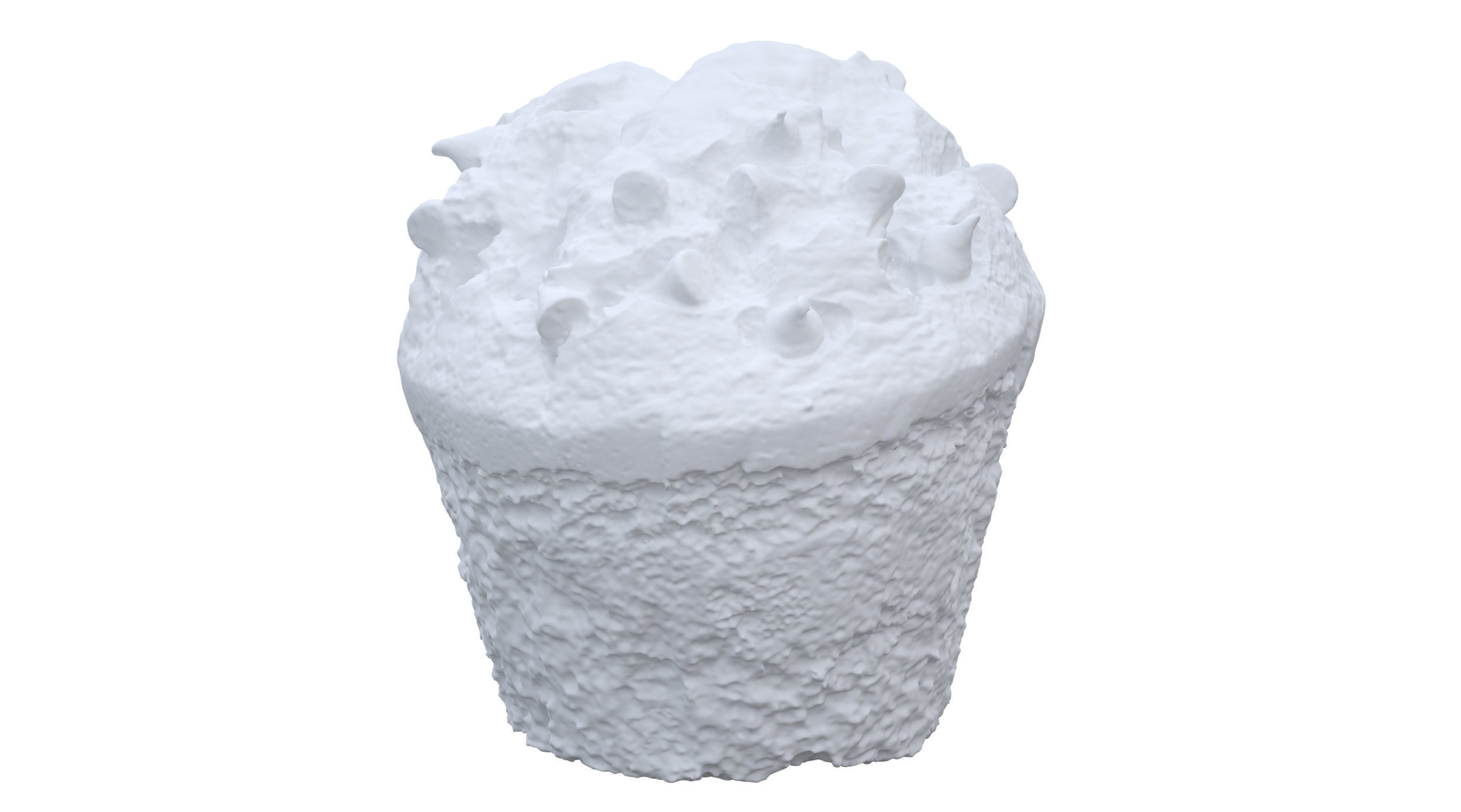 Chocolate Muffin Scan 3D model_1