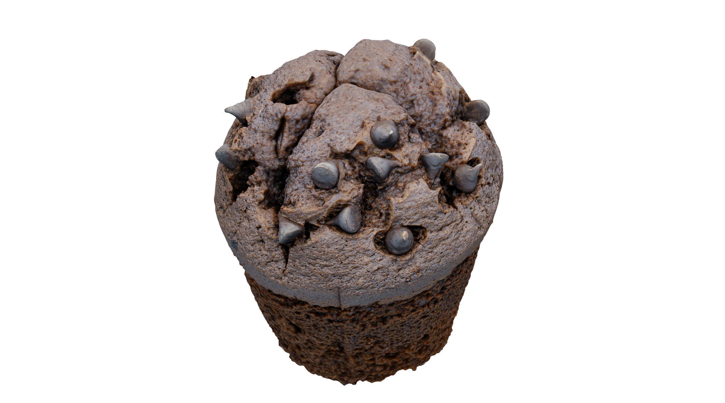 Chocolate Muffin Scan 3D model_5