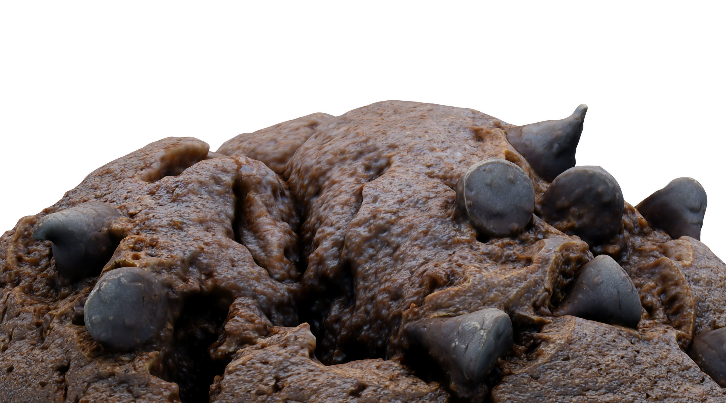 Chocolate Muffin Scan 3D model_10