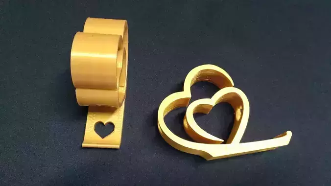 Heart phone holder for 3D Printing