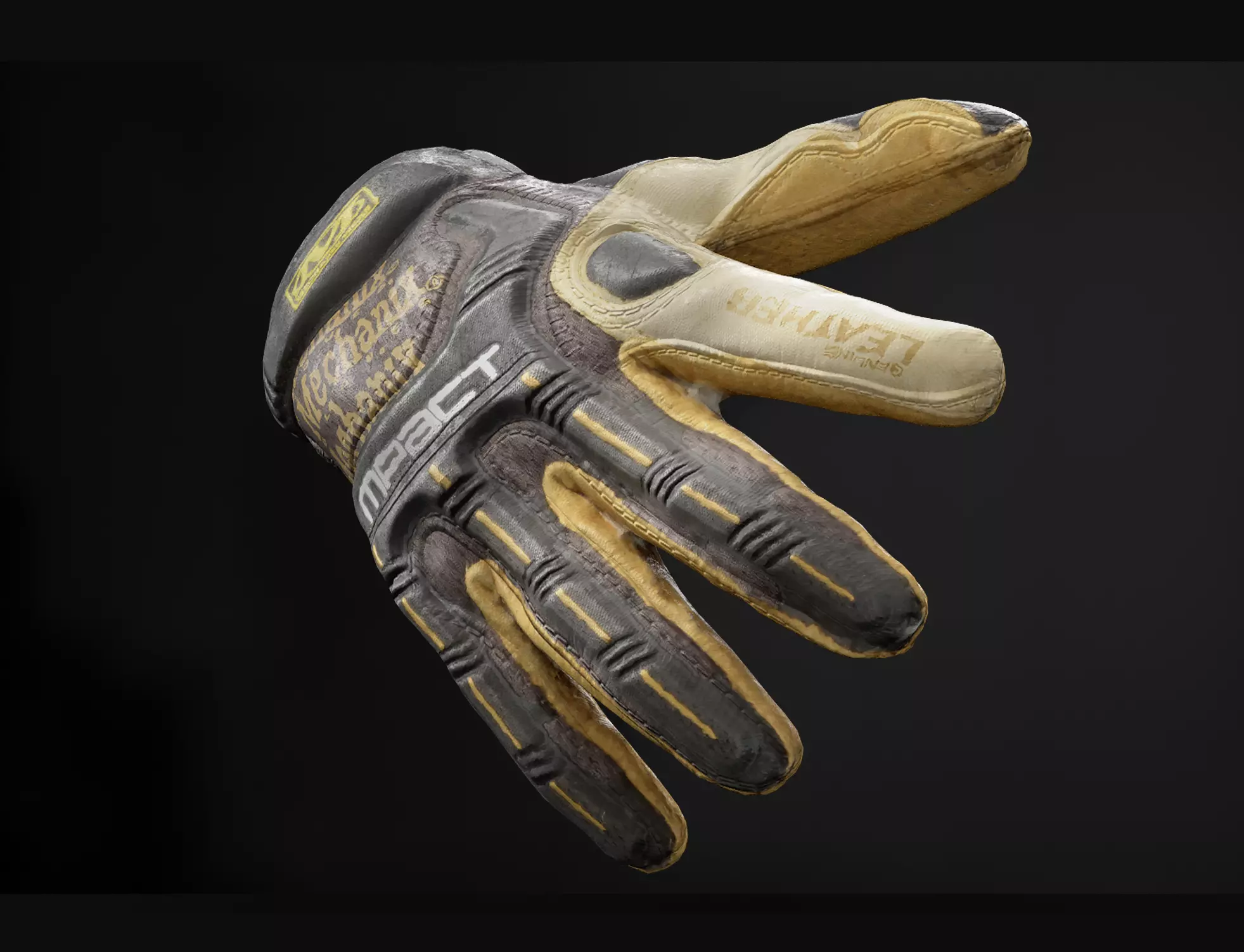 Glove gta san andreas gloves Low-poly 3D model_0