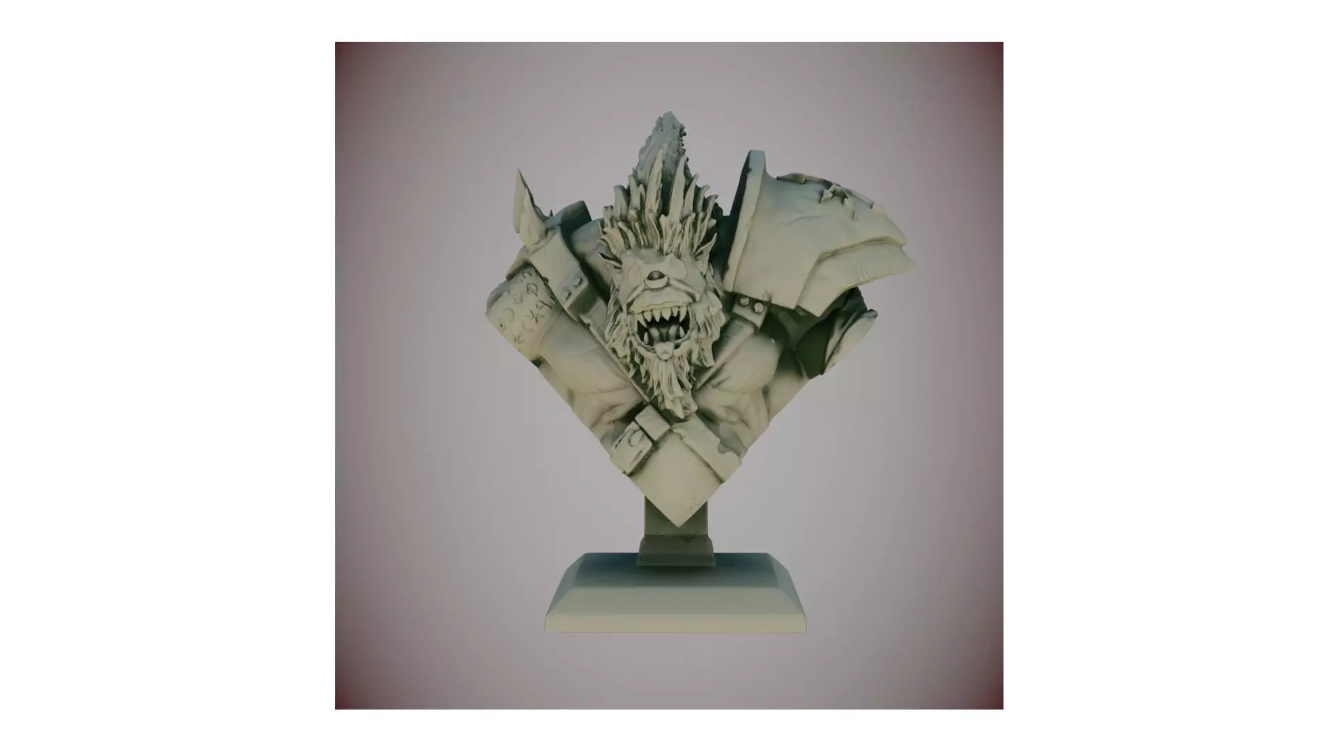 Brutoide Monster Bust Free 3D print model