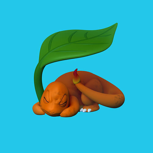 Charmander Pokemon 3D print model
