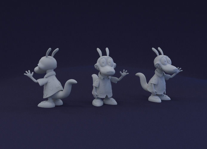 Rocko - Rockos Modern life 3D print model_1